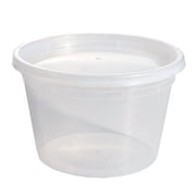 Mainstays 40 Piece 16oz Plastic Deli Container, Ideal Use for Meal Prep and Batch Cooking