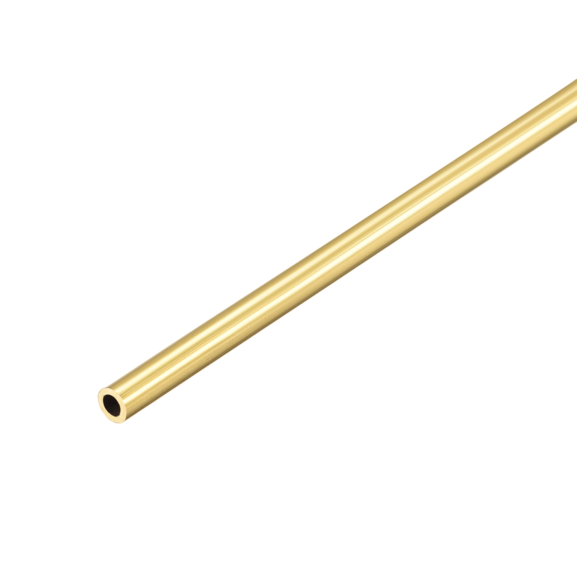 Brass Round Tube 2.5mm OD 0.5mm Wall Thickness 300mm Length Seamless 2.5 Mm Od Tubing