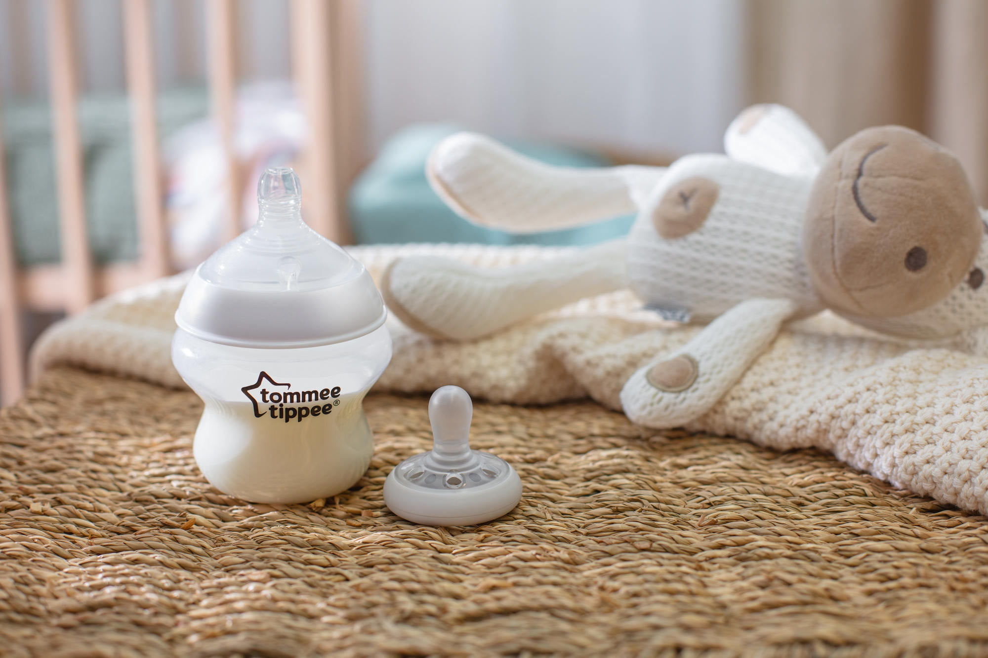 Designs Will Vary Bottle Shapped Nipple,  0-6 Months Tommee Tippee Little London Pacifier, BPA-Free 2 Count 