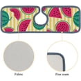 thumbnail image 5 of 3Pcs SKYSONIC Faucet Absorbent MatWatermelons On Stripes Washable Counter Drying Pads Behind Faucet, 5 of 7