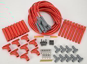 thumbnail image 2 of MSD Ignition 31539 Red Universal 8.5mm Spark Plug Wire Set, 2 of 3