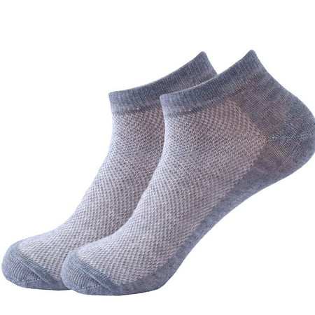 

Yucurem 1 Pair Fashion Summer Women Ankle Socks Cotton Casual Boat Socks (Grey)