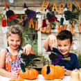 thumbnail image 5 of Flying Witch Halloween Decor 10 Inch Purple Hanging Ornament Witch Broom Decor for Indoor Outdoor Porch Party Home Halloween Decorations 1 Pack, 5 of 6