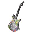thumbnail image 3 of Guitar Decorative Wall Clock, Battery Powered Guitar Wall Clock High Volume Simulation Drop Resistant  For Dormitory For Home 5680 Guitar,5680CC Guitar With Stand, 3 of 8