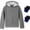 Gray, variant on Bienzoe Girls Zip Up Hoodies Kids Fleece School Uniform Teen Soft Light Warm Plain Youth Sweatshirt Teal 7