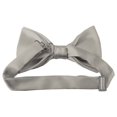 thumbnail image 2 of Solid Silver Men's Pre-Tied Bow Tie, 2 of 6