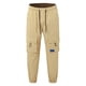 thumbnail image 4 of Pantalones cargo de pana para hombre - Corte jogger cónico - Poliéster, ropa urbana, múltiples bolsillos, tallas S-XXL, 4 of 8