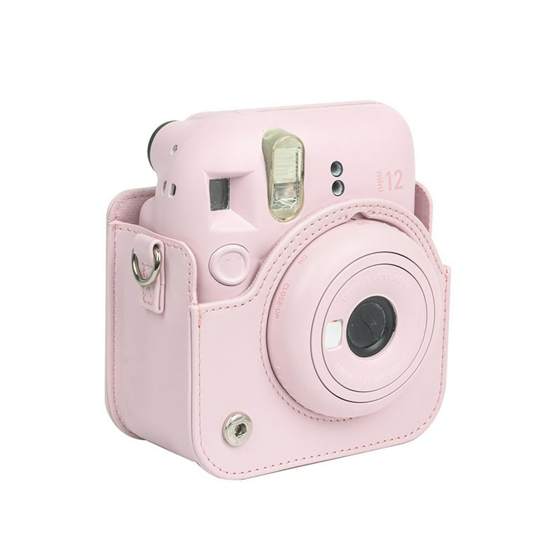 For Instax Mini 12 Camera Case PU Leather Soft Protective Case Trave Bag  for Fujifilm Film Camera Bag with Shoulder Strap