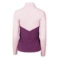 thumbnail image 2 of Dapplebay Lady 1/4 Zip Riding Top-Light Pink/Plum, 2 of 5