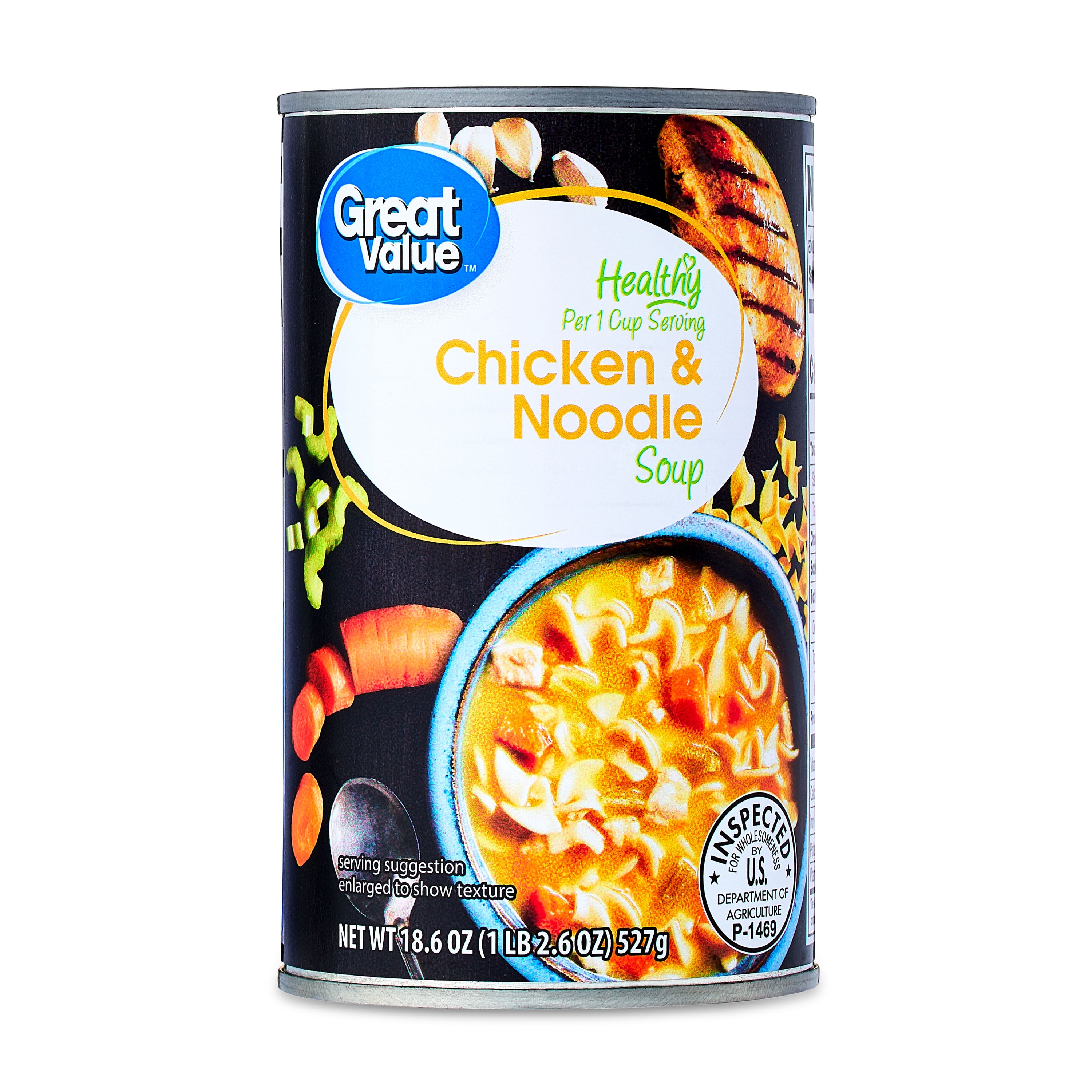 Great Value Organic Chicken Noodle Soup, 18.6 oz