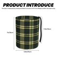 thumbnail image 4 of Round Car Trash Can 7×5.9in Waterproof, Durable, Not Easy To Fade, Easy To Install And Disassemble To Prevent Interior Pollution Springgreen Buffalo Plaid Check Tartan Scotland_41650_4, 4 of 7
