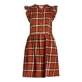 thumbnail image 4 of Time and Tru Women's Mini Woven Dress, 4 of 5