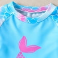 thumbnail image 3 of lnmuld Girls 2 Piece Long Sleeve Sun Protective Swim Dress Pants Set Summer Beach Pool Swimwear Size:11-12 Years, 3 of 8