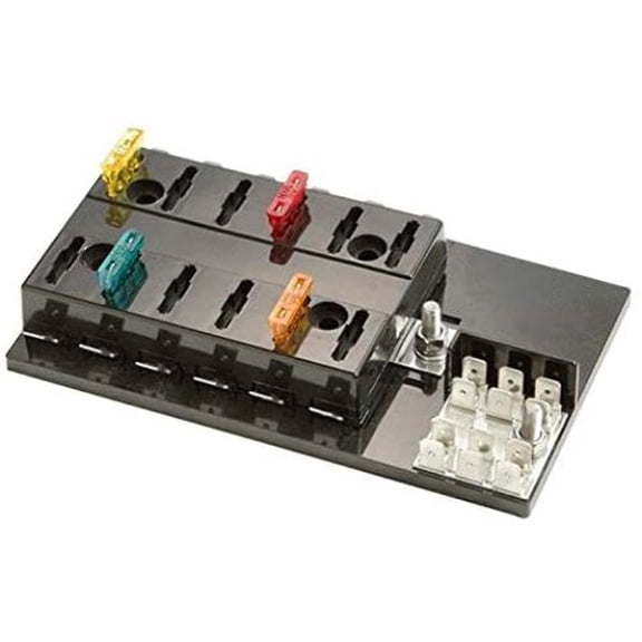 Installbay - Fuse Block Atc 12 Position Block With Grounding Pad (BLC-112-G)