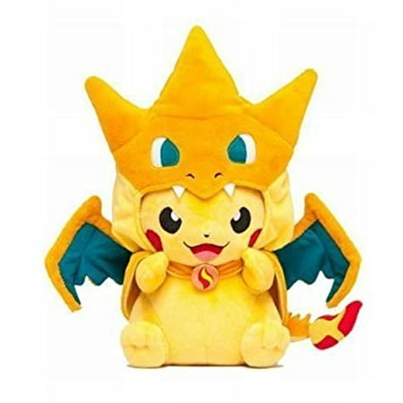 Pokemon Plush Pikachu Cosplay Mega Charzard Y 6 Inch