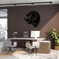 thumbnail image 5 of Wild Boar Metal Wall Art, 5 of 8