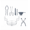 thumbnail image 1 of FACEGA 7-Piece Premium Stainless Steel Magnetic Canning Kit, 1 of 6