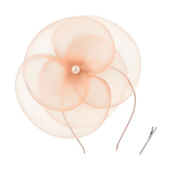 Fashionable Flowers Fascinator Hat Hairpiece Vintage Styles Hat Headgear for Bridal Parties and Event