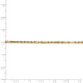 thumbnail image 5 of Real 14kt Yellow Gold 2.25mm Diamond Cut Milano Rope Chain; 24 inch; Lobster Clasp; for Adults and Teens; for Women and Men, 5 of 5
