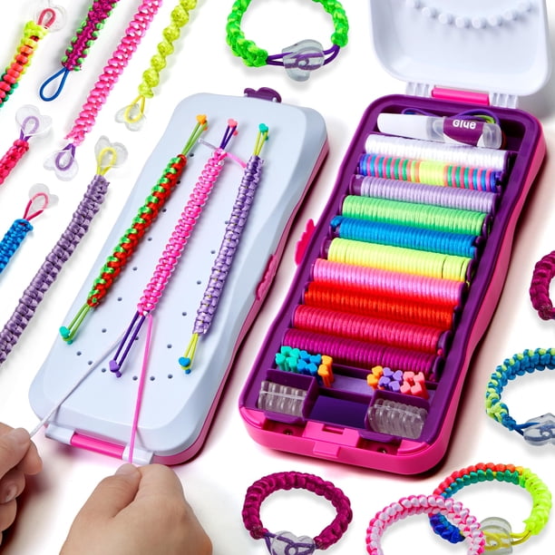 Kit de fabricación de pulseras de amistad Pretty Me para niñas de 8 a 12 años