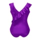 thumbnail image 5 of Traje de baño de una pieza para mujer, conjuntos de bikini para mujer, mono deportivo extragrande para mujer, traje de surf sin mangas, protección solar, traje de baño de color liso con volantes para, 5 of 5