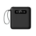 thumbnail image 2 of 10000mAh Portable Charger with Built-in 4 Cables - USB C Power Bank, Mini External Battery Pack with LED Display, Travel Slim Fast Charging, Smart Protection for Phones Tablets, 2 of 7