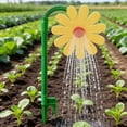 thumbnail image 5 of Daisy Sprinkler Shaped Garden Sprinkler Rotating Garden Water Feature Sprinkler Durable Sprinkler Sprinklers For Garden Lawn(Round Petals-Yellow-106X28Cm), 5 of 5