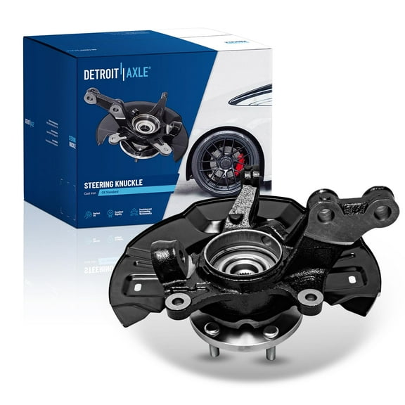 Detroit Axle - AWD Front Left Steering Knuckle & Wheel Hub Bearing Replacement for 2009 2010 2011 2012 2013 Toyota Matrix