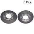 thumbnail image 2 of Uxcell Pipe Cover Decoration 60mm-74mm PP Escutcheon Water Pipe Drain Line Cover Black 8pcs, 2 of 6