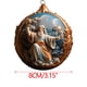 thumbnail image 2 of Adorno de Árbol de Navidad Plano de Acrílico, Bonito Adorno Redondo de Acrílico., 2 of 5