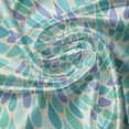 thumbnail image 5 of Ambesonne Teal Valance Pack of 2, Colorful Water Droplets, 54"X18", Aqua Teal Lavender, 5 of 5