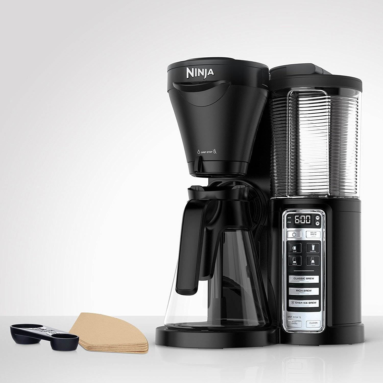  Ninja Single-Serve, Pod-Free Coffee Maker Bar with Hot and Iced  Coffee, Auto-iQ, Built-In Milk Frother, 5 Brew Styles, and Water Reservoir  (CF112): Home & Kitchen