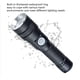 thumbnail image 5 of Fiudx Linterna Led con Zoom, Luz de Emergencia de Alta Luminosidad, 3 Modos de Luz, Cuerpo Metálico Impermeable, Recargable Por Usb, Diseño Compacto, Ideal para Senderismo, Camping, Viajes y Aventura, 5 of 6