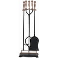 thumbnail image 2 of Juego de herramientas para chimenea Panacea Antique Metal Negro, 5 piezas, 2 of 2
