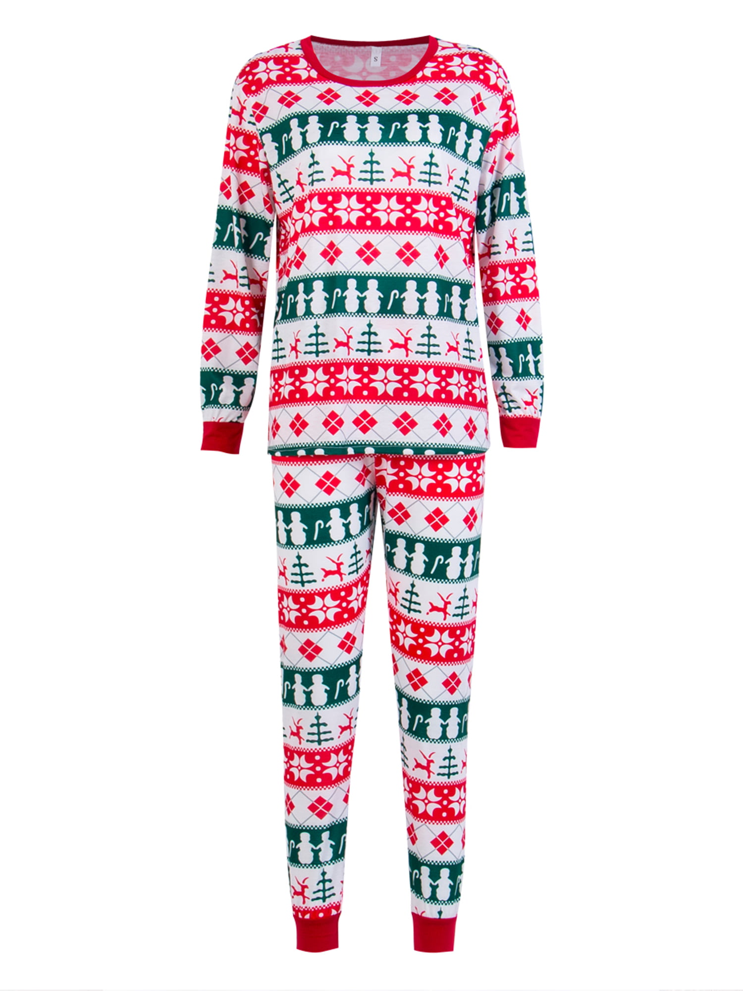 Raptop Christmas Pajamas Set Sleepwear Nightwear Family Matching Xmas Women Men Kids Baby Boy Girl