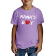 thumbnail image 4 of TOOYOU Boys Summer T-Shirt Mama'S Toddler Shirt Baby Tee Size 8-9 Years Purple, 4 of 4