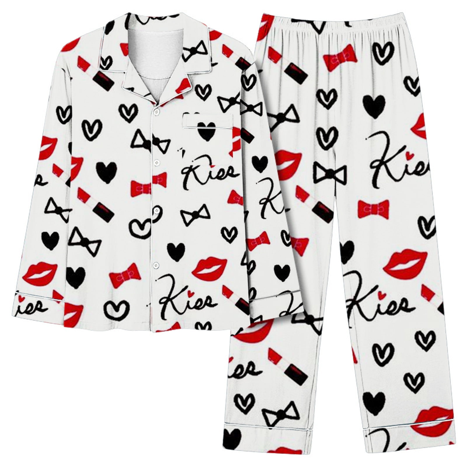Valentine's day pajamas hotsell