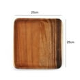 thumbnail image 2 of Solid Wood Serving Tray Tea Plate Fruit Vegetable Platter Bread Dessert Cake Pan, 2 of 9
