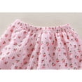 thumbnail image 7 of Hessimy Girls 2 Piece Outfit Summer Short Sleeve Loose Fit T-Shirt and Shorts Set,Loose Fit(Pink,3-4 Years), 7 of 7