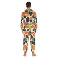 thumbnail image 4 of FORMRS Onesies Pajama for Adults Unisex Hoodie Winter Jumpsuit One Piece Sleepwear, Sizes S-2XL, Black Clover Pattern, 4 of 7