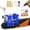 Blue, variant on Portable Chainsaw Sharpener Jig Kit, Hand Crank Sharpening Tool with 3 Sharpening Burrs Cleaning Brush, Chain Saw Sharpener Accessories for Electric Chainsaw, Gardening