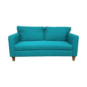 Induhome - Sofa Anita 2 Cuerpos Chenille Turqueza