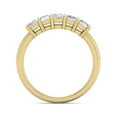 thumbnail image 3 of SuperJeweler 1 Carat Princess Shape Diamond Wedding Band In 14 Karat Yellow Gold, 3 of 6