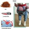 thumbnail image 5 of BAIANNAN 1PCS Halloween Dagger Pet Transformation Dress Festival Funny Knife Holding Dog Clothes Cat Standing Dress Pet Dress Up, 5 of 7