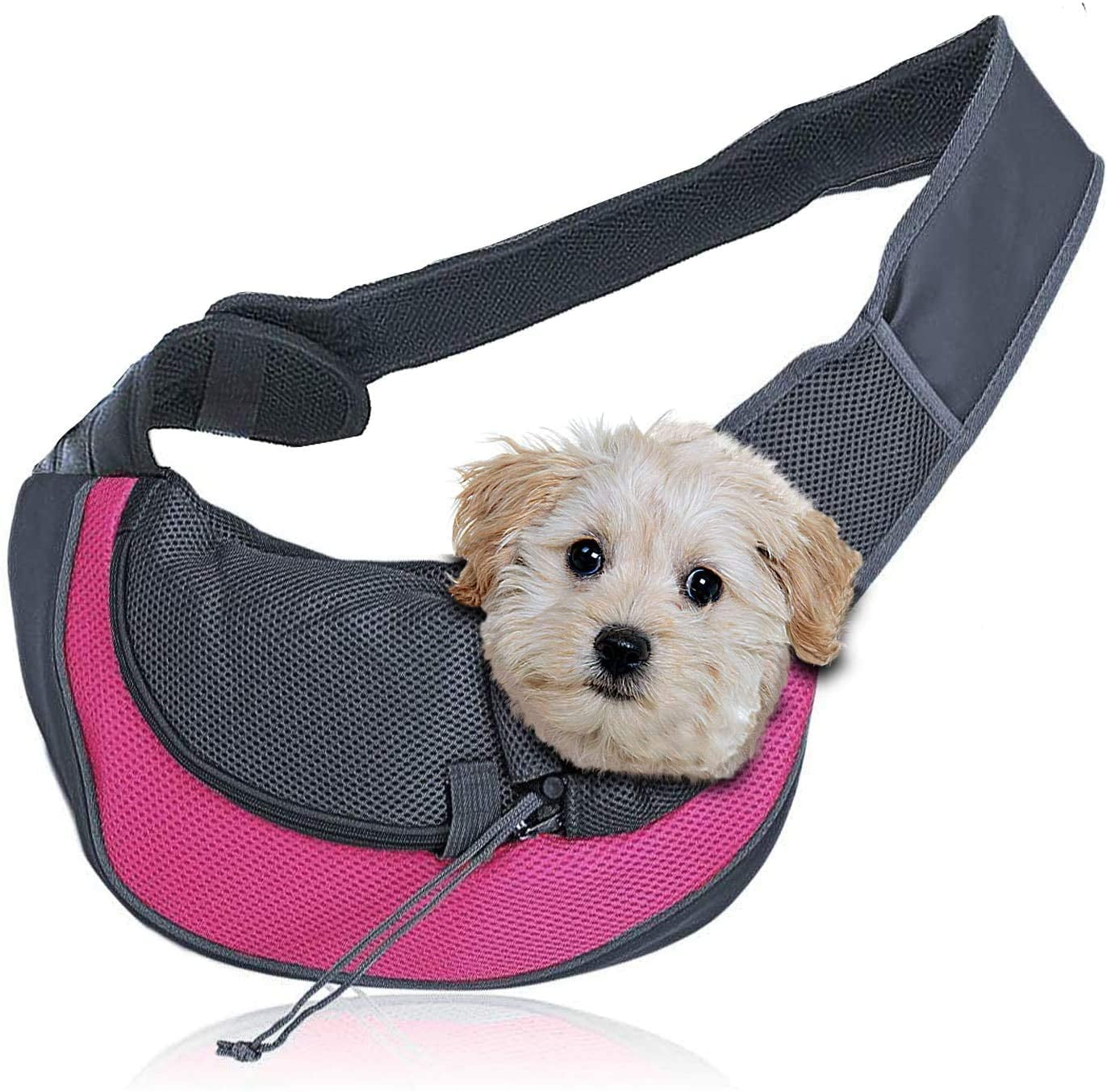 Pet Sling Carrier Bag, Pet Messenger Bag, Small Dog Cat Sling Bag