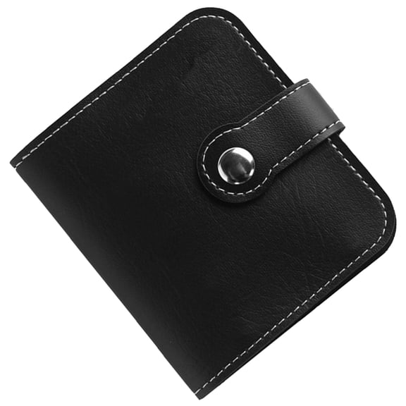 Milisten Black PU Guitar Pick Holder with Lightweight Clamshell Case - 1 Piece Storage Solution for Guitar Accessories