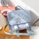 thumbnail image 3 of Bolsa Kawaii Bear Mochila japonesa Plaid Girl Student JK Crossbody Bags (Azul) Ehuebsd Para Estrenar, 3 of 9