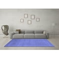 thumbnail image 3 of Ahgly Company Machine Washable Indoor Rectangle Abstract Blue Contemporary Area Rugs, 3' x 5', 3 of 4