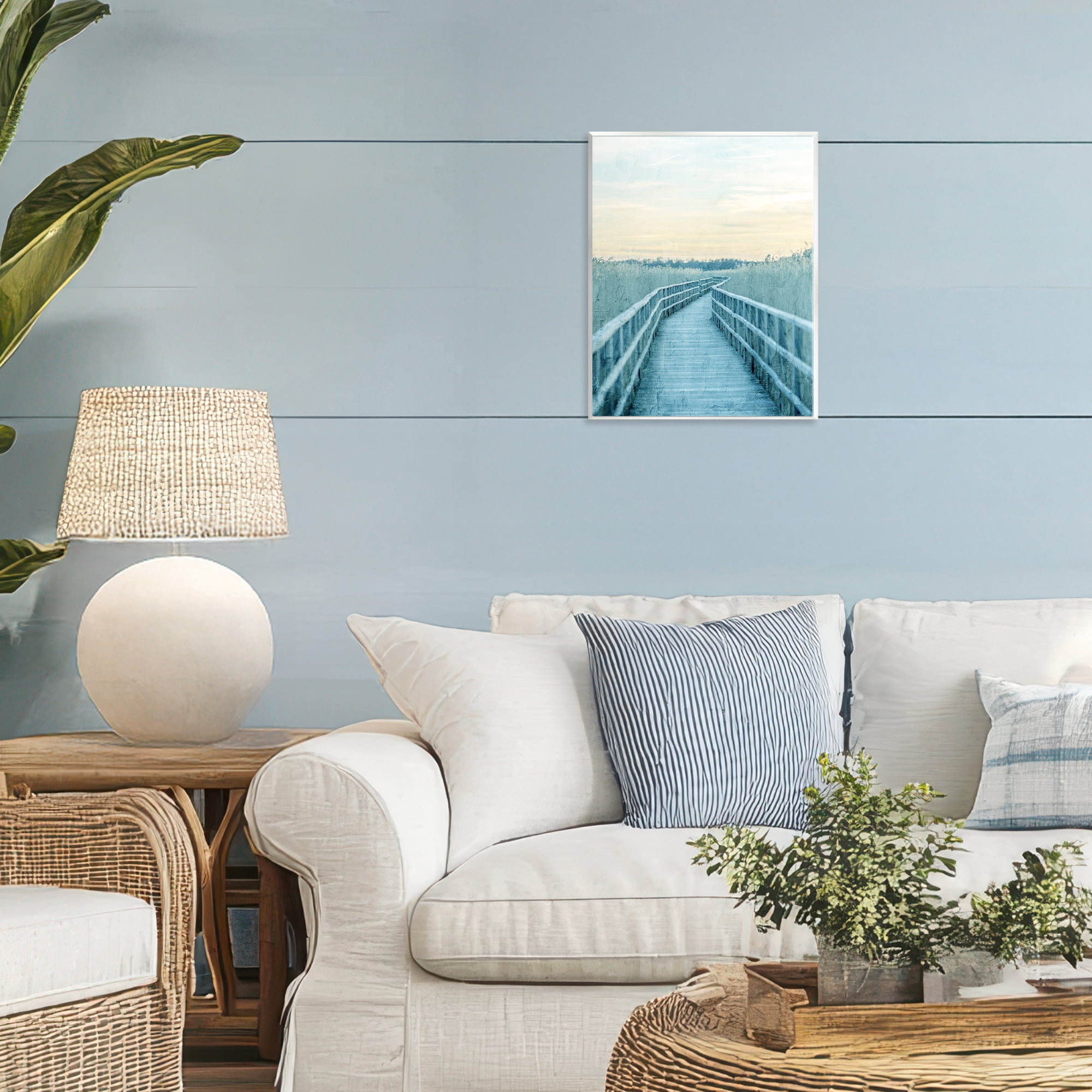 Stupell Industries Wooden Pier Boardwalk Wall Plaque Art, design by Kim Allen