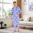 thumbnail image 3 of joogoo Watercolor Octopus Unisex Adults Onesies Pajamas Jumpsuits L, 3 of 7